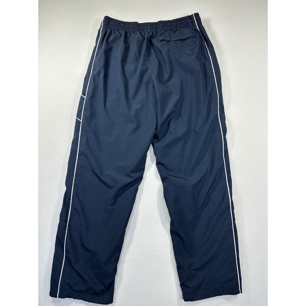 Vtg Nike Athletic Dept Jersey Lined Track Pants Navy White Piping‎ Windbreaker - Picture 3 of 14